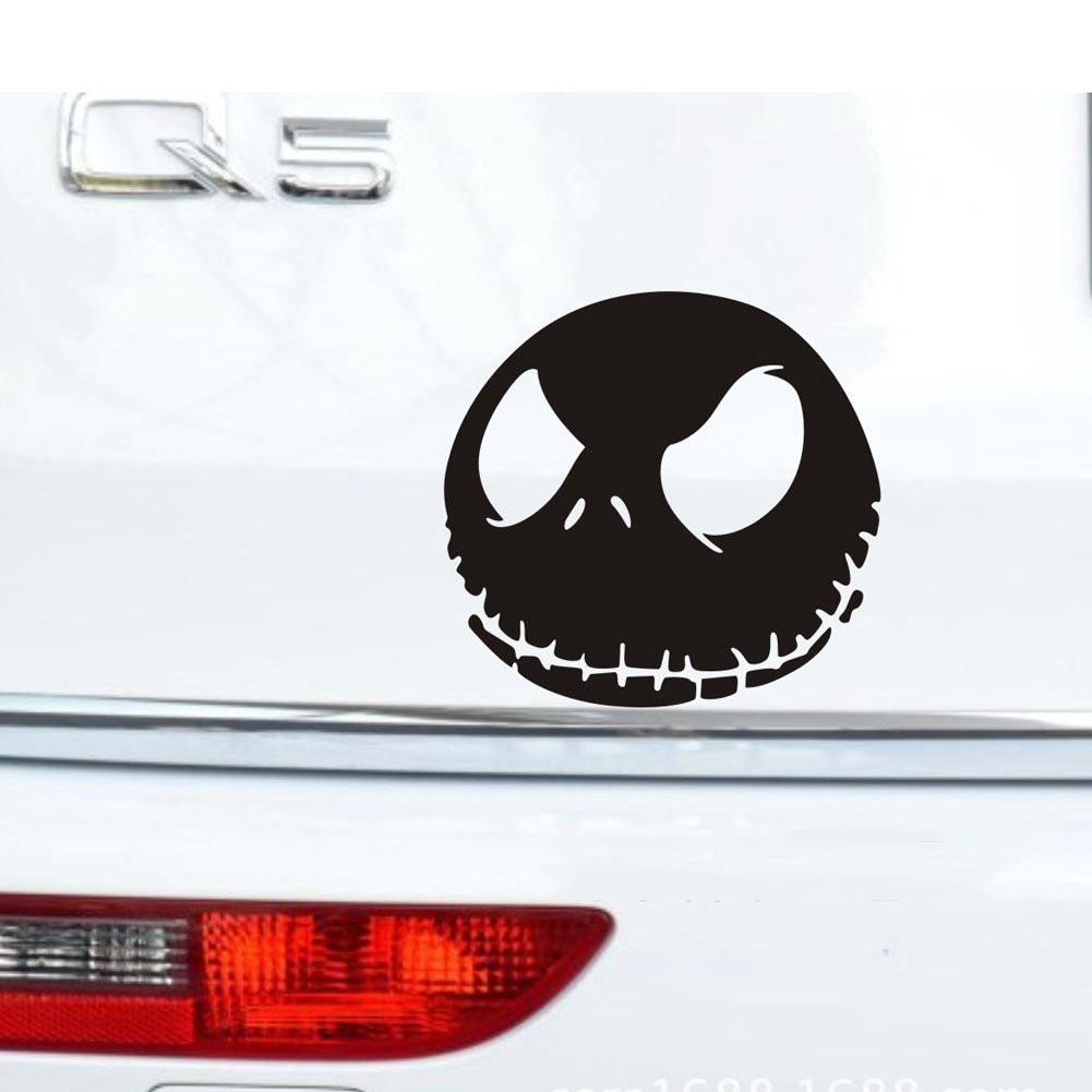 Skull Shape Car Bumper Truck Motorcycle Car Body Bumper Sticker Removable Decor