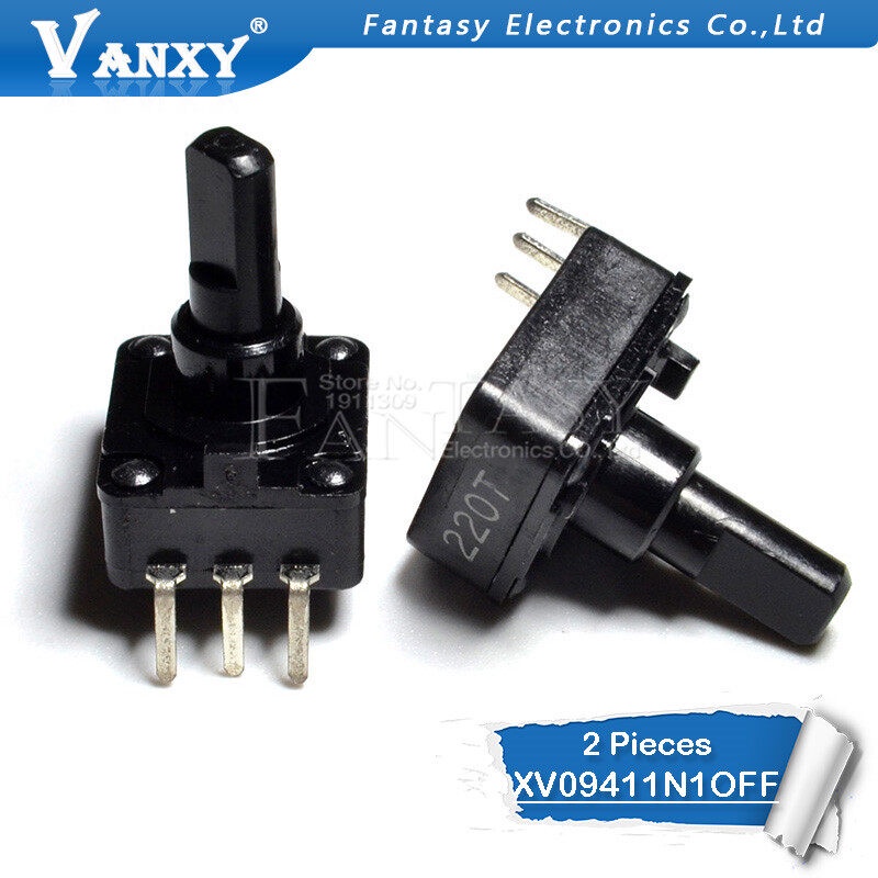 2 ชิ้น RC เครื่องบินรีโมทคอนโทรล rocker potentiometers 5K เพลา 10 มม. XV09411N1OFF