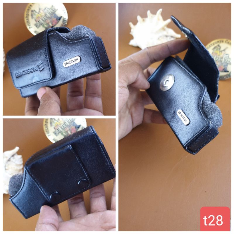 Ericsson t28 leathercase pouch wallet แต่วัสดุได้รับการแปรรูปแล้ว