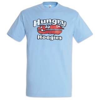 เสื้อยืด ผ้าฝ้าย พิมพ์ลายโลโก้คริสต์มาส Hungry Hoagies Bad Fun Santa Let it Snow 83FGnded21Size S-5XL