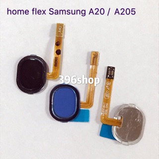 แพรปุ่มโฮมสแกนนิ้ว ( Finger ) Samsung Galaxy A20 / A205、A30 / A305