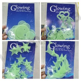 ดาวเรืองแสง Glowing star ของเล่น สติ๊กเกอร์​ Glow in the dark stars