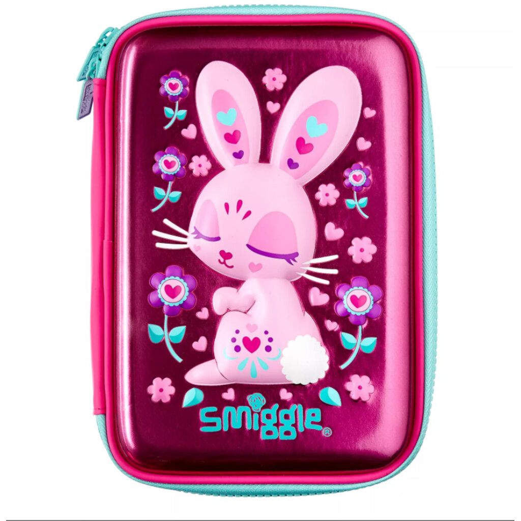 SMP033 กล่องดินสอ 1 ชั้น Smiggle into the woods hardtop pencil case