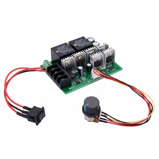 Tocawe สวิตช์ควบคุมความเร็วมอเตอร์ DC 10V-50V 12 24 36 48V 60A PWM CW CCW