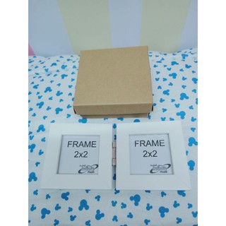 กรอบรูปขนาด 2x2 พร้อมกล่องกระดาษคราฟท์ แถมฟรีโฟม รับประกันราคาถูกเวอร์