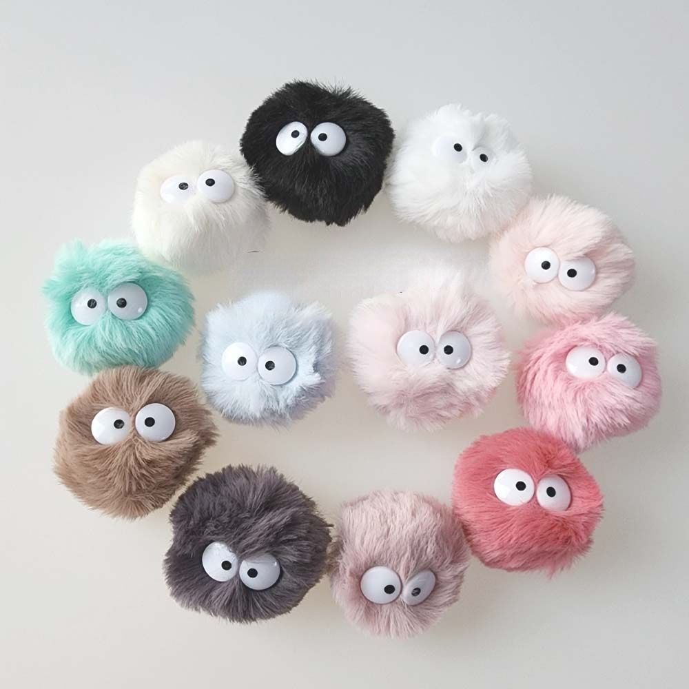 [Charming Deco] Pom Pom (12 สี) รองเท้าปุ่มน่ารัก Charms อุปกรณ์เสริมตกแต่งรองเท้า รองเท้า Diy Charms ผ้าใบ