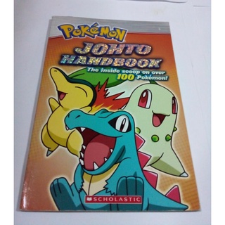 หนังสือภาษาอังกฤษ POKEMON JOHTO HANDBOOK The inside scoop on over 100 Pokemon!