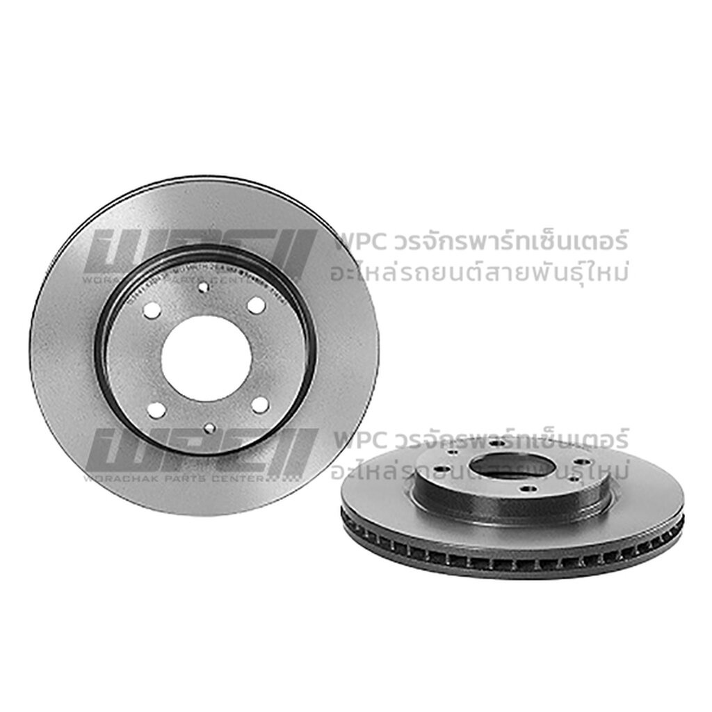 BREMBO จานเบรคหน้า LANCER CEDIA CS9 ปี01-08 |276MM. 4รู