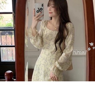 พร้อมส่ง 🌻Yellow flowers dress🌻