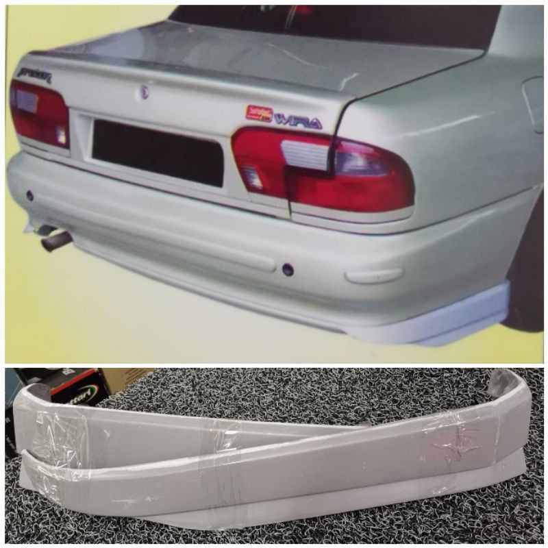 Wira Evo 3 (LL9530 LL410 S/D, PU4259 S/D, LL510 A/B) กระโปรงด้านหลัง fibreglass ไม่มีสี