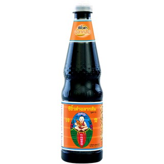 ซีอิ๊วดำฉลากส้ม ตราเด็กสมบูรณ์ ขนาด 940ก.(12ขวด)  Orange Label Soy Sauce Somboon Brand, size 940 g. (12 bottles)