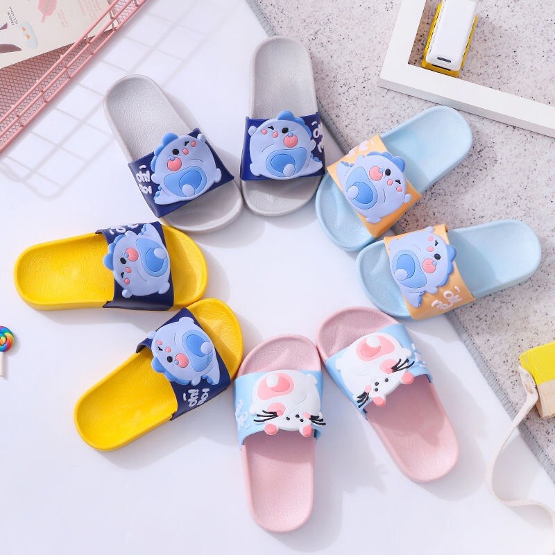 รองเท้าเด็ก แบบสวมลายไดโนเสาร์น่ารัก Babyonline (NO.1719)