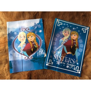 พร้อมส่ง ปกหนังสือ พลาสติก Frozen Book Cover sleeve ขนาด A4