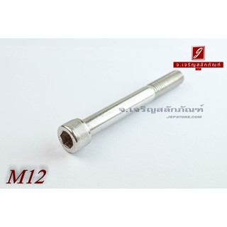 น็อตหัวจมสแตนเลส M12x100