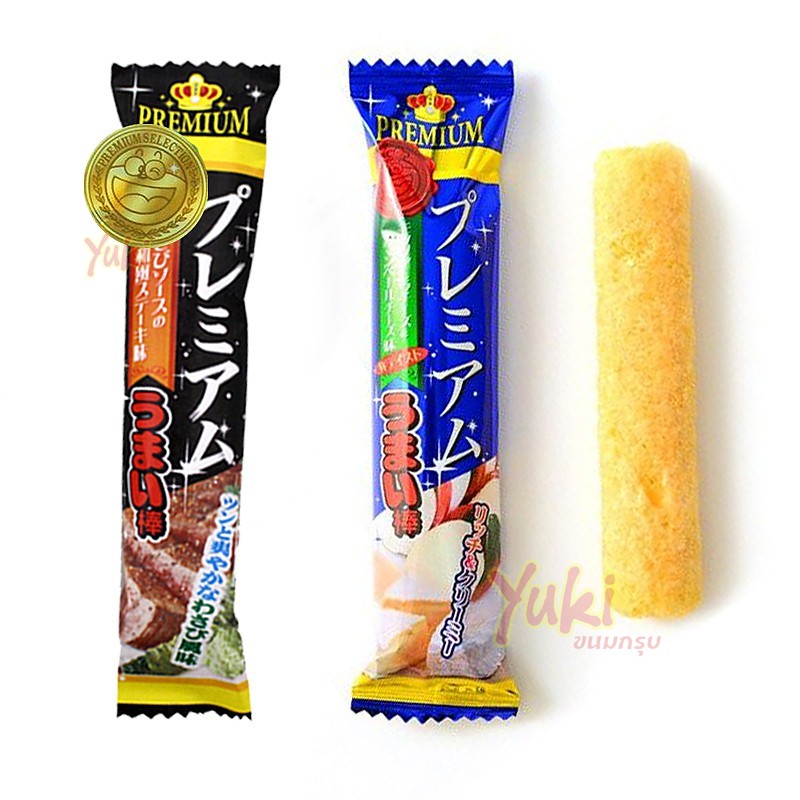 Umaibo Con Stick  Premium  ขนมข้าวโพดอบกรอบ รส พรีเมี่ยม   พร้อมส่ง!!!!!!