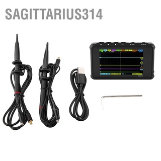 Sagittarius314 DS213 Mini 4 Channels 100MSa/s Digital Pocket Portable Oscilloscope