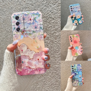 พร้อมส่ง ใหม่ เคสโทรศัพท์มือถือ ซิลิโคนนิ่ม ป้องกัน ลายภาพวาดสีน้ํามัน รูปดอกไม้ สําหรับ Samsung Galaxy S20 FE 2022 iNS 2022