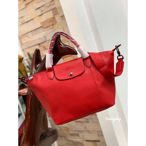 👜แท้💯% Longchamp LE PLIAGE CUIR TOP HANDLE BAG size S