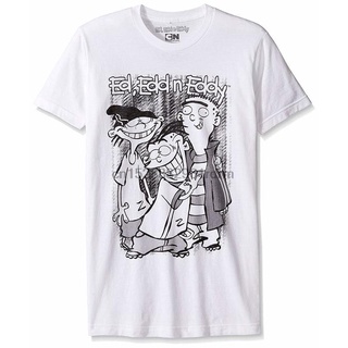 เสื้อยืดสีขาวเสื้อยืด พิมพ์ลายกราฟฟิค EDD N Eddy EDS Tv Show สําหรับผู้ชาย 3237S-4XL