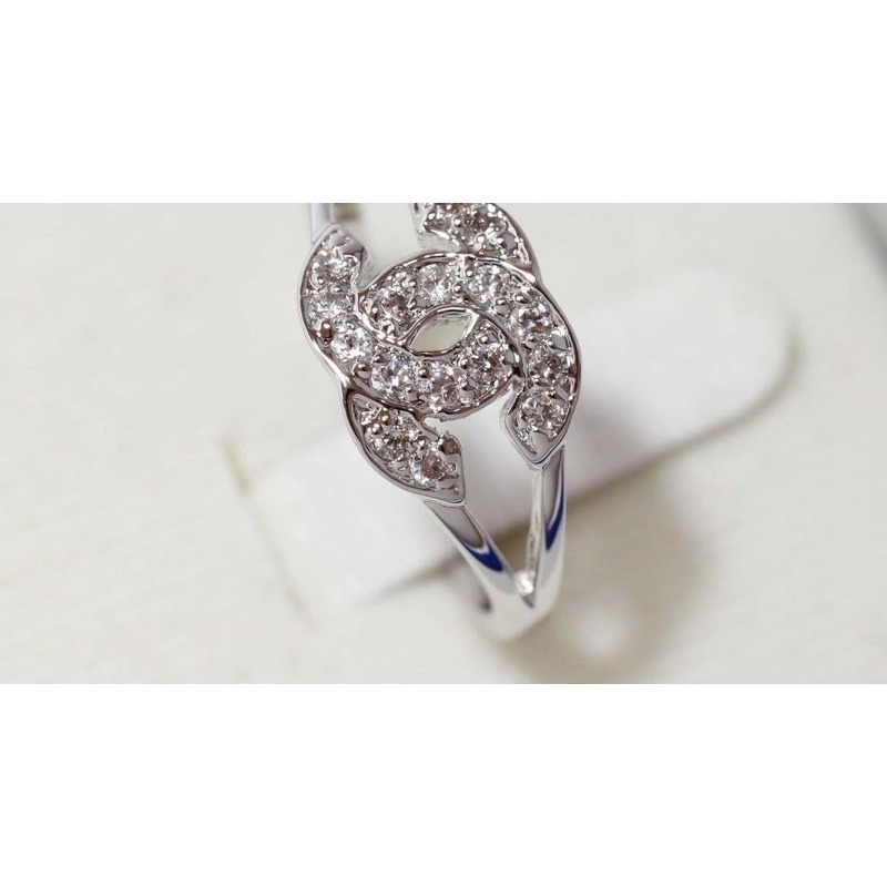 แหวนเคลือบทองคำขาว R-015