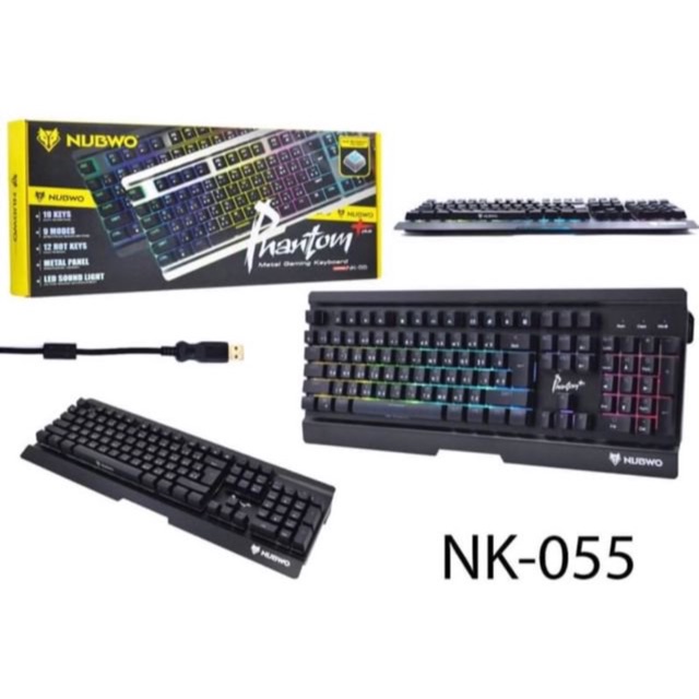 Nubwo Phantom Nk-55 Semi Mechanical Gaming Keyboard เป็น Semi Mechanical Switch