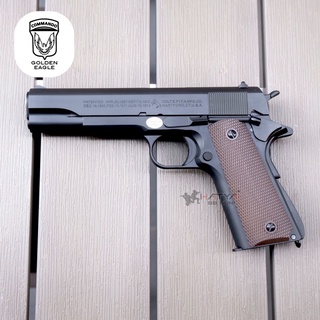 GOLDEN EAGLE 3305 M1911 BK GBB แถมแก๊ส 1 กระป๋อง ลูกบีบี ~1,000 pcs. free bb bullet ~1,000 pcs