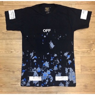 เสื้อคอกลม offwhite ออฟไวท์สีสะบัด 💥🧸งานสวย