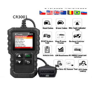 เครื่องสแกนเนอร์รถยนต์ X431 CR3001 อัตโนมัติ OBD2 OBDII รหัสอ่านสแกนเนอร์ แบบเต็มรูปแบบเครื่องสแกนเครื่องอ่านรหัสร