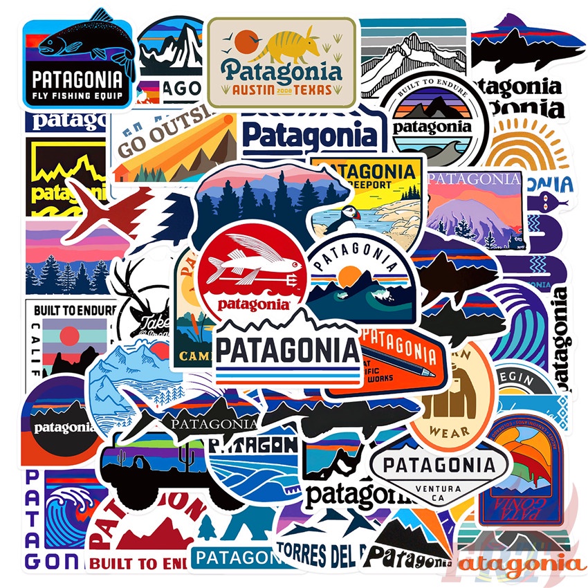 ❉ Patagonia Series 02 สติ๊กเกอร์ ❉ 54Pcs/Set DIY Luggage Laptop Skateboard Decals Doodle สติ๊กเกอร์