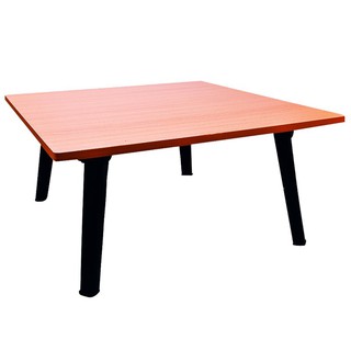 ✨นาทีทอง✨ โต๊ะพับญี่ปุ่น สีบีช ขนาด 60 x 60 เซนติเมตร Japanese folding table Beech Color Size 60 x 60 cm.