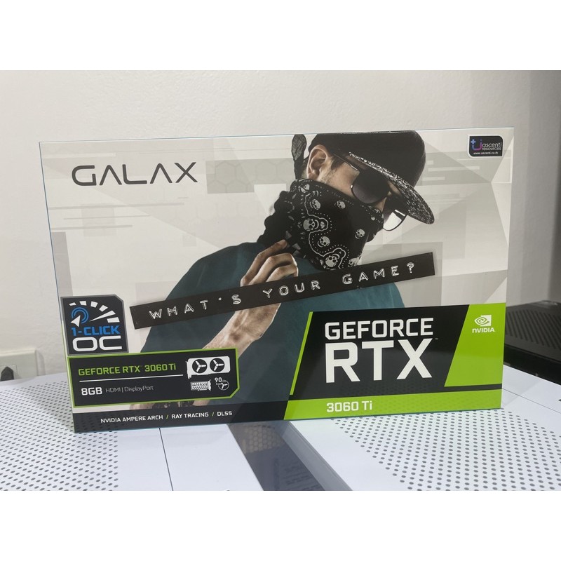 GALAX RTX™ 3060TI (1-CLICK OC) 8GB GDDR6 (ของใหม่ประกัน3ปี)