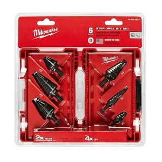 Milwaukee  ชุดดอกสว่านเจดีย์ STEP DRILL BIT SET 6ชิ้น 48-89-9224