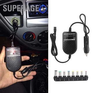 [คลังสินค้าใส]Superage Universal 80W Dc Car Charger 15-24V อะแดปเตอร์พาวเวอร์ซัพพลายสําหรับแล็ปท็อปโน้ตบุ้ค