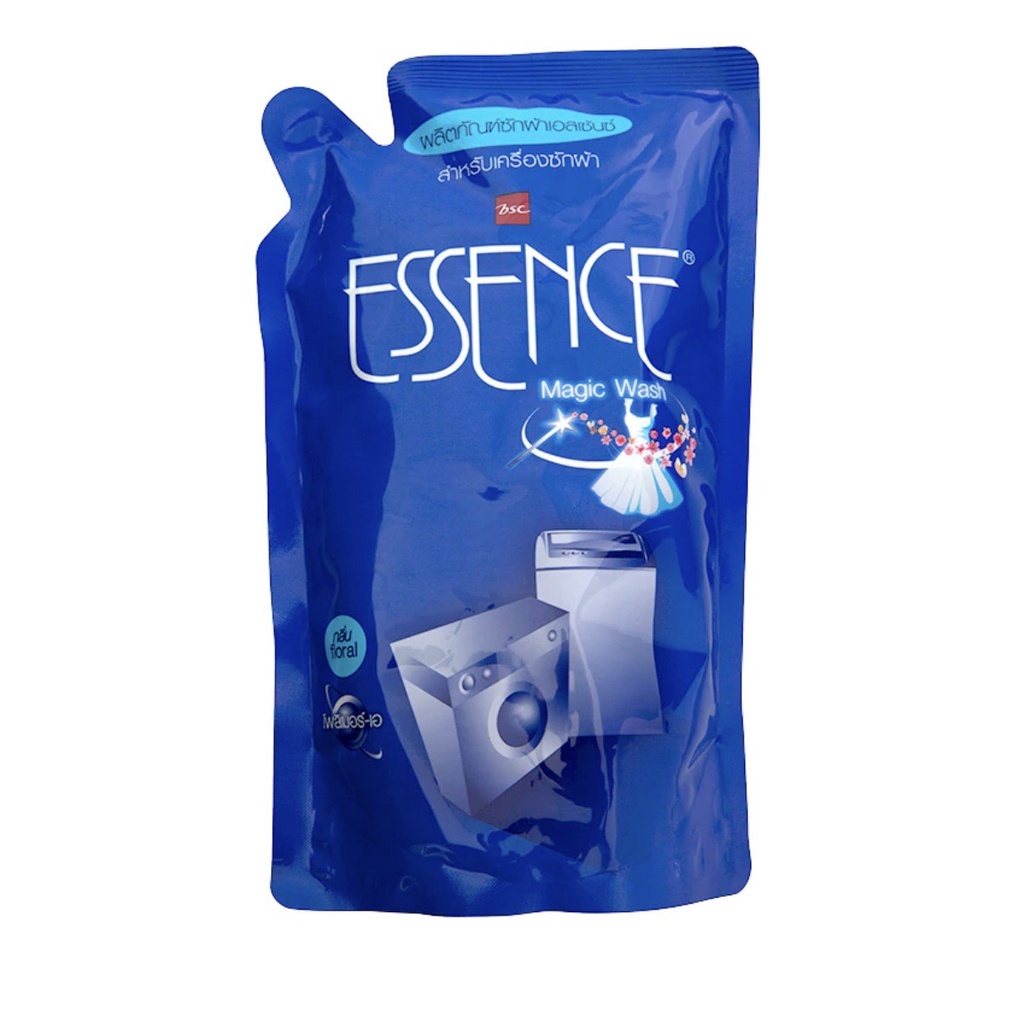 🔥เอสเซ้นซ์ น้ำยาซักผ้า ซักเครื่อง 700 มล. ESSENCE เอสเซ้นส์ BSC ซักผ้า(สีน้ำเงิน)