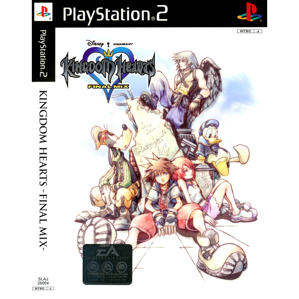 แผ่นเกมส์ Kingdom Hearts Final Mix PS2 Playstation 2 คุณภาพสูง ราคาถูก