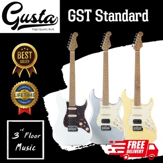 (มีของแถมพิเศษ) Gusta GST Standard กีต้าร์ไฟฟ้า Electric Guitar 3rd Floor Music