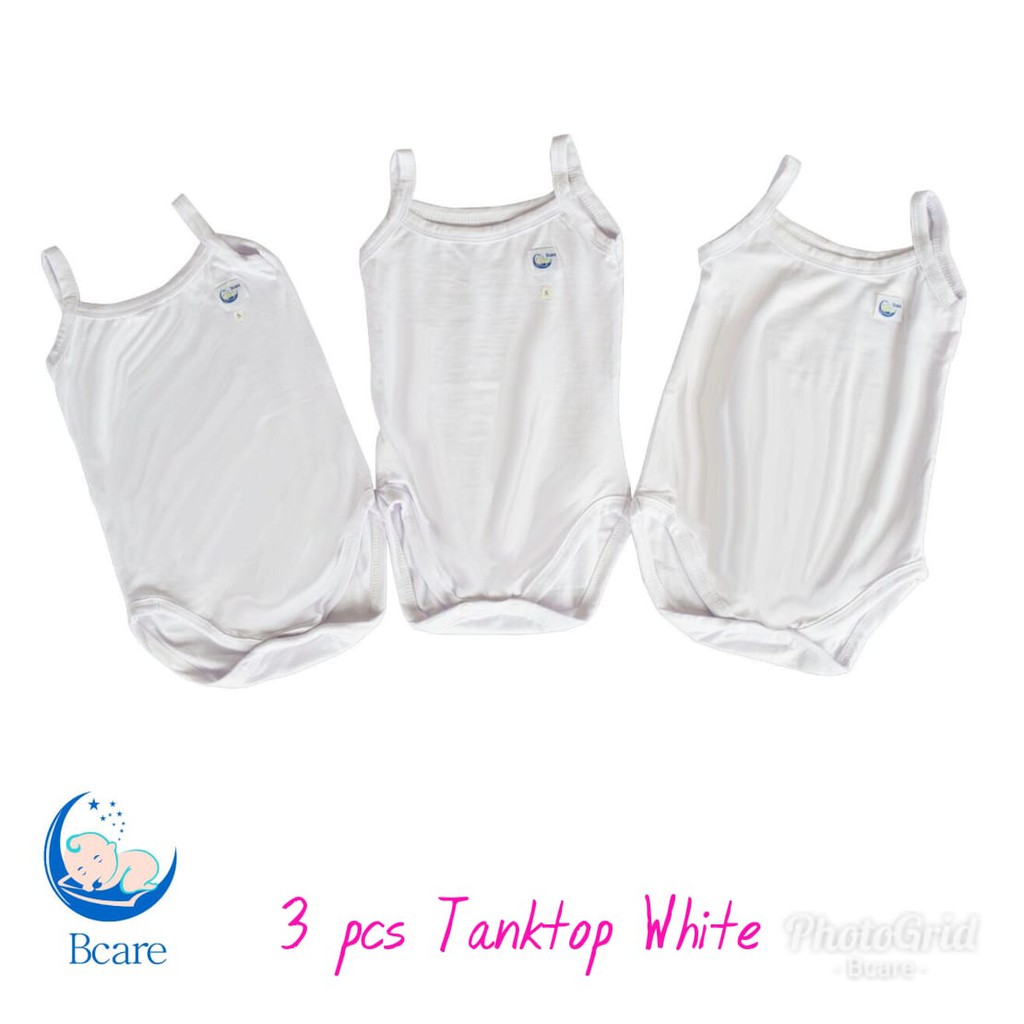 Bcare เสื้อกล้าม 3 ชิ้น สีขาว