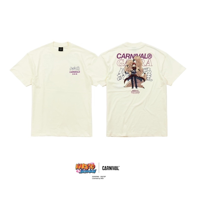 CARNIVAL X NARUTO GAARA T-SHIRT SIZE XL