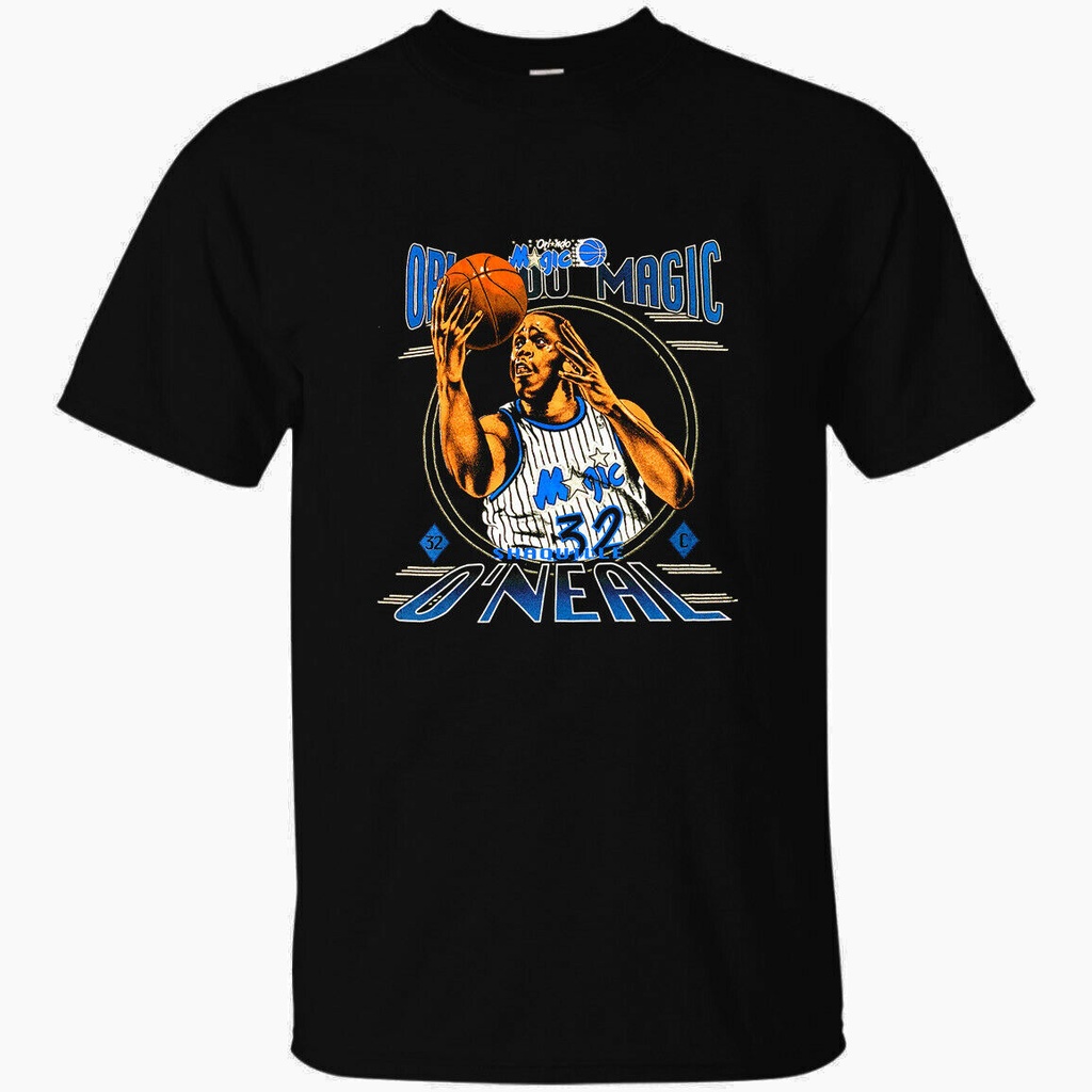 Orlando Magic Shaquille ONeal Fan T Shirt Vintage Men