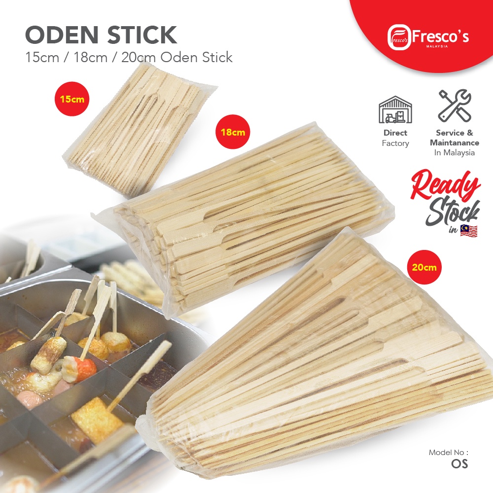 Oden stick skewer 3-6 ถุง (500-600 ชิ้น) / capi oden