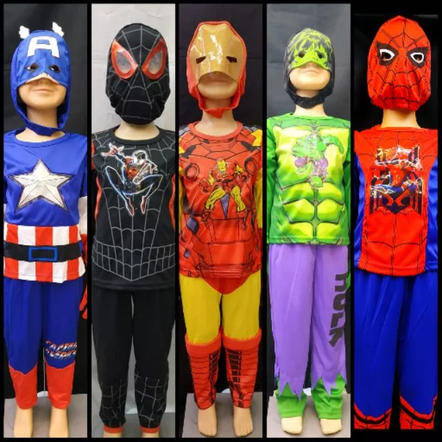 ✅ลิขสิทธิ์แท้ ชุดเด็ก ชุดแฟนซี ชุดสไปเดอร์แมน ชุดซูเปอร์ฮีโร่ มาร์เวล Super Hero Marvel และ DC