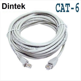 Hotdeal สายเคเบิล LAN Cat6 RJ45 UTP 15 ม. 20 ม. Cat6 15 ม. 20 ม. Dintek Cat6 Kabel Internet Cat6