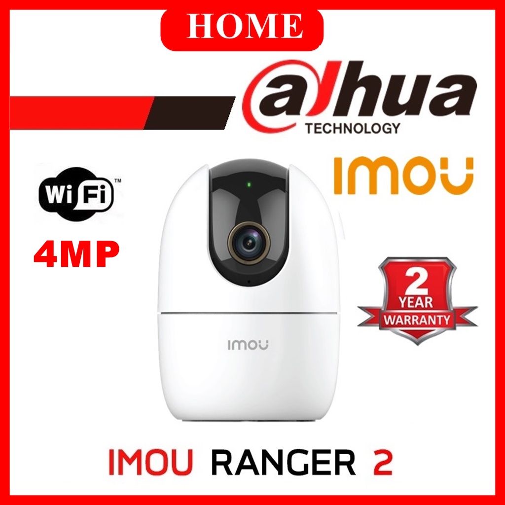 IMOU Ranger2 กล้องวงจรปิดภายใน 4MP ครอบคลุม360° WIFI 3.6 mm Two-way Talk I รับประกัน 2 ปี
