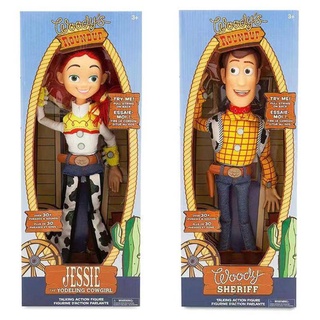 ของเล่นฟิกเกอร์ Toy Story 4 Talking Woody Jessie the Sheriff