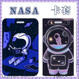 กระเป๋าใส่นามบัตร ลายการ์ตูน NASA Astonauta Ins สําหรับนักเรียน