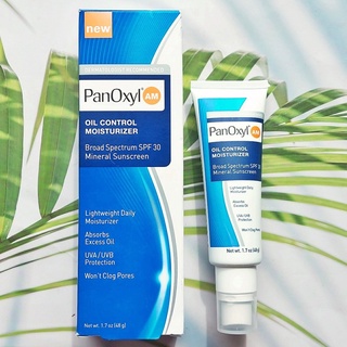 แพนออกซิล มอยส์เจอไรเซอร์ ผสมกันแดด AM Oil Control Moisturizer SPF 30 Mineral Sunscreen 48g (PanOxyl®)