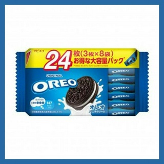 Oreo Family Pack Vanilla Cream 235g (24 ชิ้น) คุกกี้แซนวิชรสช็อกโกแลตสอดไส้ครีมวานิลลา