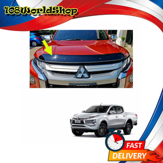 กันแมลง ทรงเล็ก สีดำ Mitsubishi  L200 Triton MQ 4x2 4x4 ปี2019 - 2020