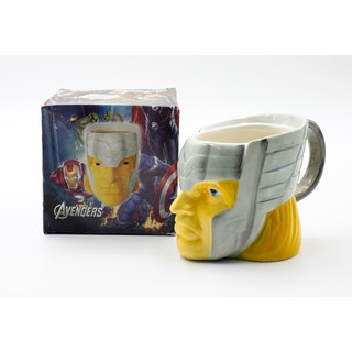 THE AVENGERS CERAMIC MUG แก้วหูจับลายกัปตันธอร์