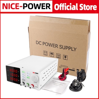 【ฟังก์ชั่นหน่วยความจำ, ตัวเข้ารหัส】Adujustable Variable 30V 10A DC Power Supply แหล่งจ่ายไฟ DC ที่ตั้งโปรแกรมได้ในห้องปฏิบัติการ แหล่งจ่ายไฟ DC ที่สามารถปรับฟังก์ชั่นหน่วยความจำความแม่นยำสูงได้